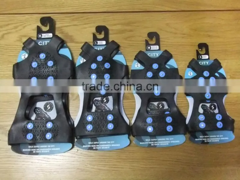 Ice Snow Anti Slip Shoe Boots Spikes Walk Cleats Grippers Crampons Climbing