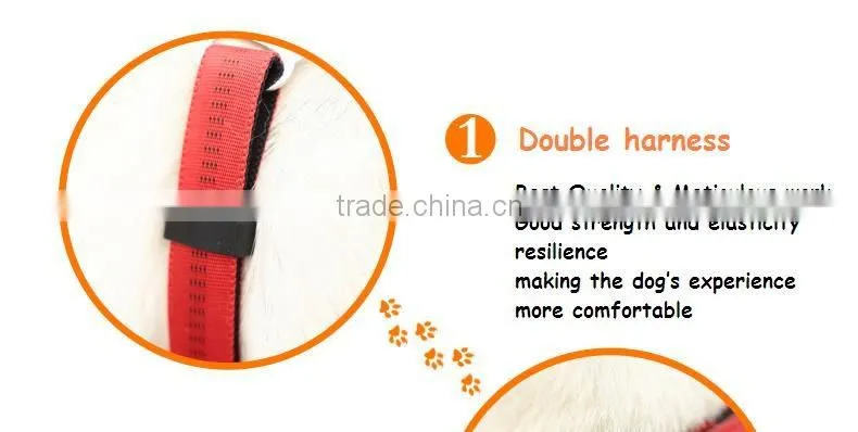Durable wholesale pet dog leash and harness