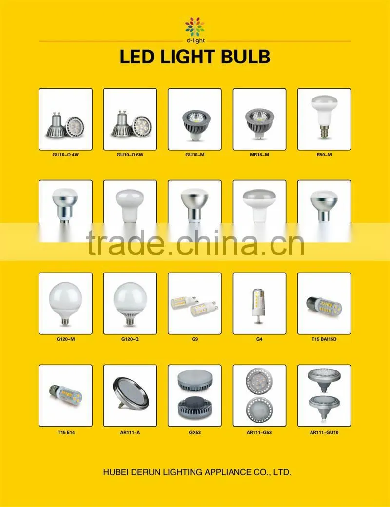 AR111 G53 LED bulb light AC/DC12V 6W with CE ROHS