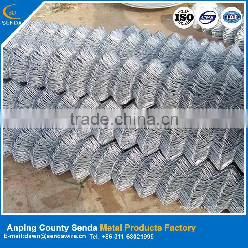chain link fencing reinforcing mesh/iron rod made diamond wire mesh fence