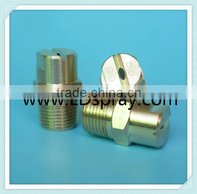 Common metal brass flat fan spray jet water nozzles