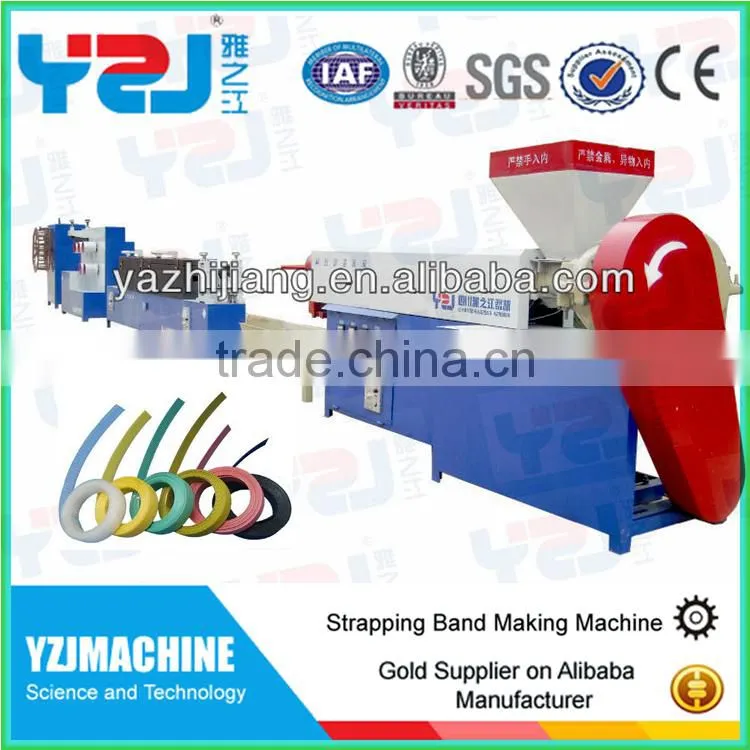 China supplier pet stretching strips machine polyester strapping strap belt extruding line