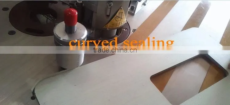 Hot Melt Glue Wood Edge Strip Bonding Machine For Straight And Curved Side