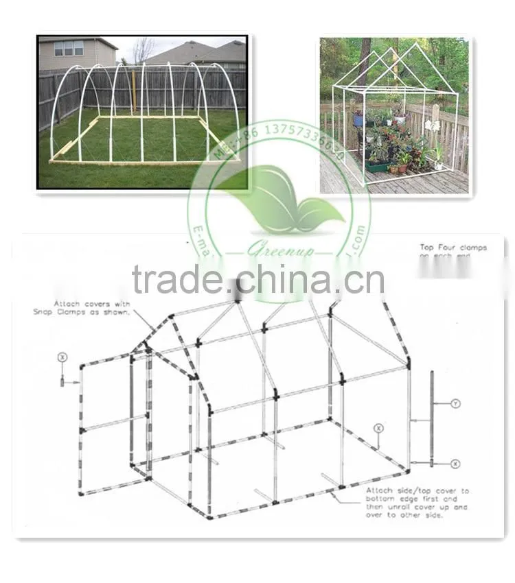 Economic Eco-friendly Transparent PVC Garden Greenhouse