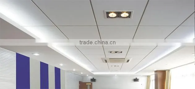 Factory Direct Sales Sound Proofing Fiberglass Suspended Ceiling Fiberglass Sound Panels For Ceiling
