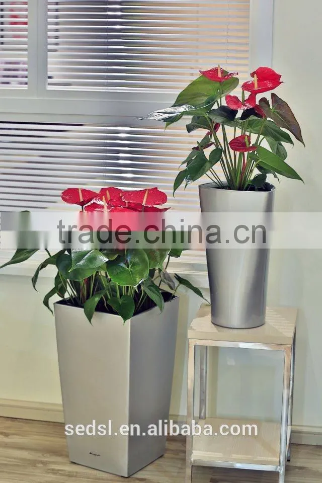 Square Plastic flowerpot hot sale garden planters flower pot