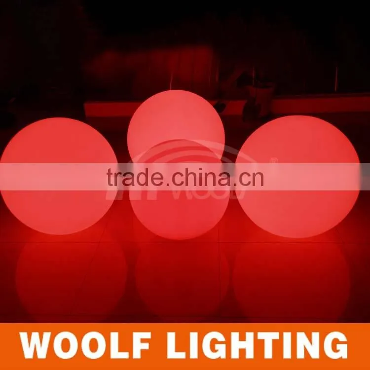 Plastic Case Dia 40cm Color LED Illuminated Sphere