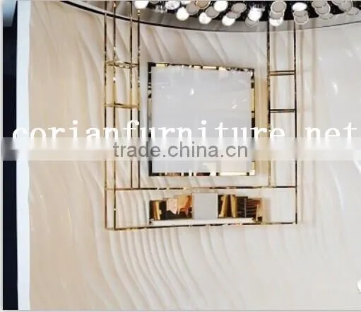 Art work acrylic solid surface Interior decoration wall