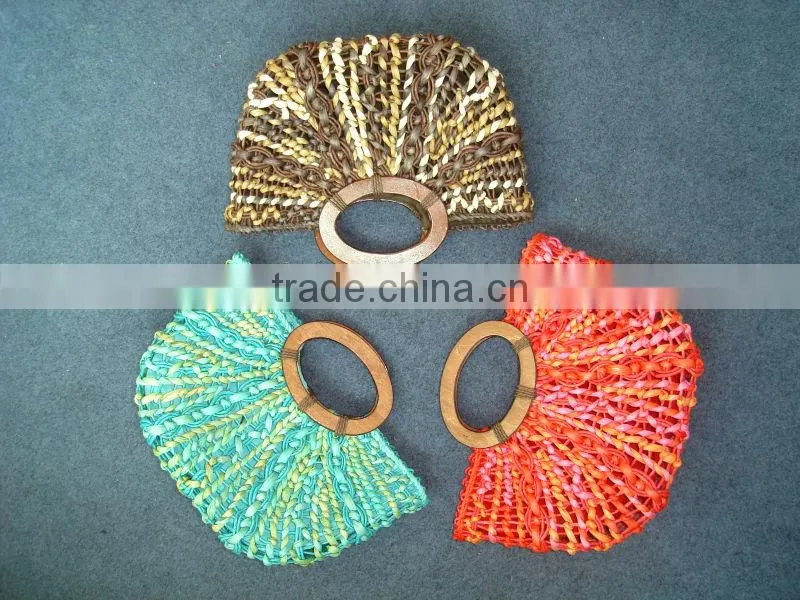 ladies sea grass bags with handles