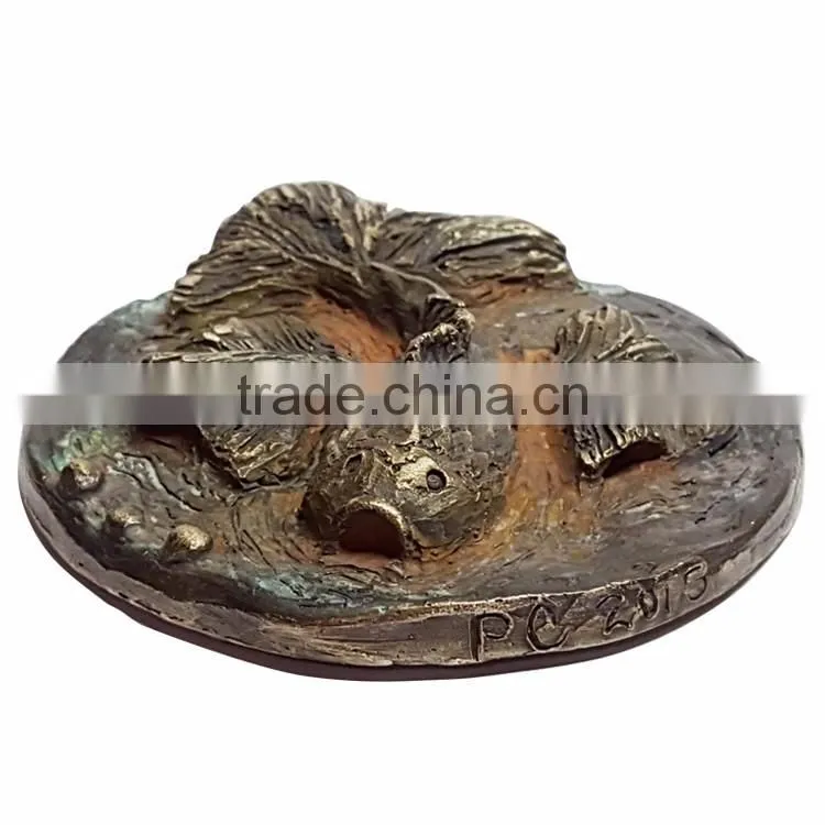 Custom Greek mythology character resin statue medallion