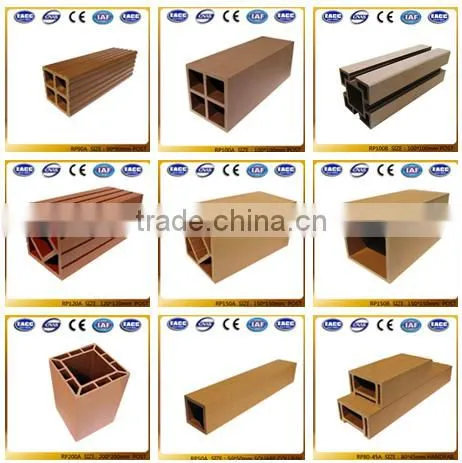 Hot sale and Factory price Engineered 150*150 mm wpc outdoor/indoor wpc handrail