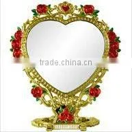 European-style Antique table comestic mirrors with two sides