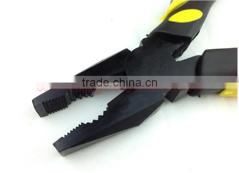 6", 7", 8" Black Combination Pliers Cutting Plier Lineman's Plier diagonal cutting nippers long nose plier