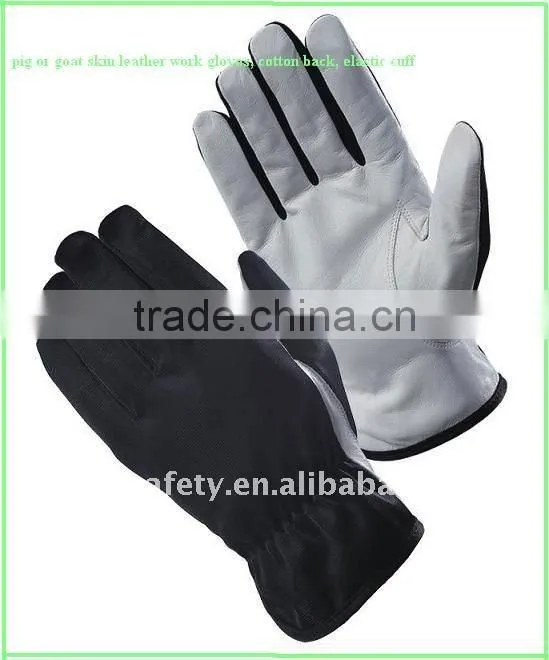 Industry safety pig/goat skin leather tool gloves ZM321-H