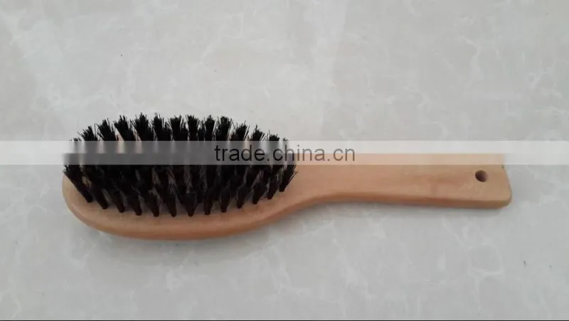Antistatic double side wooden cloth brush