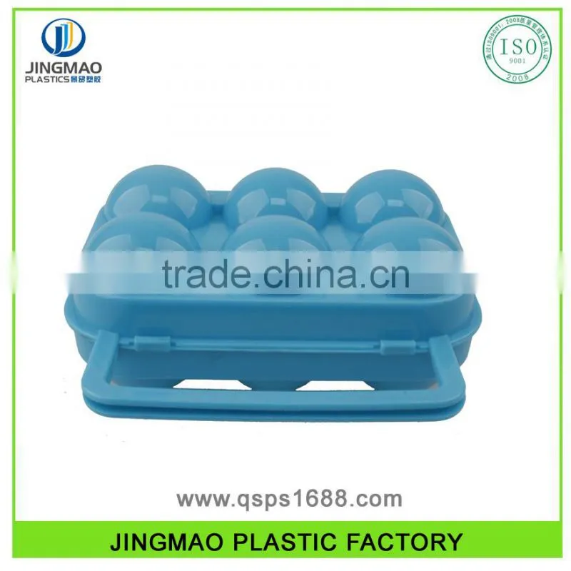 Novelty Design 12 Cavities Egg Shaped Plastic Container