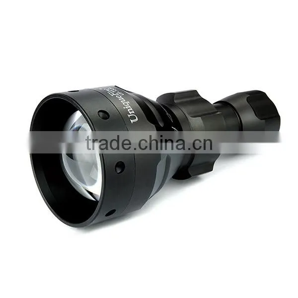 67mm zoom lens 500m range uniquefire uf-t67 850nm ir hunting flashlight