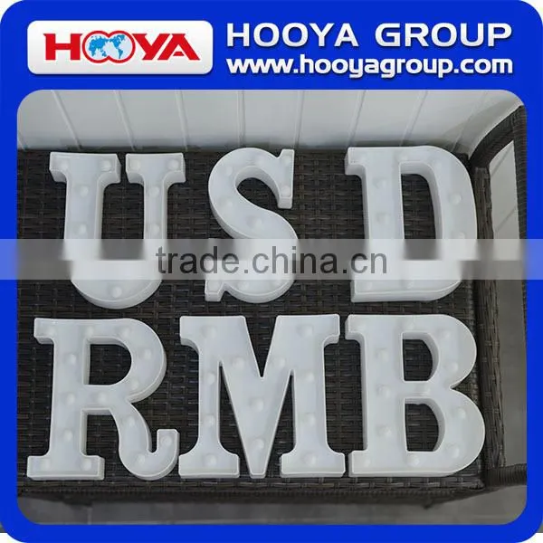 DIY Assembly Letter of USD Light marquee led light
