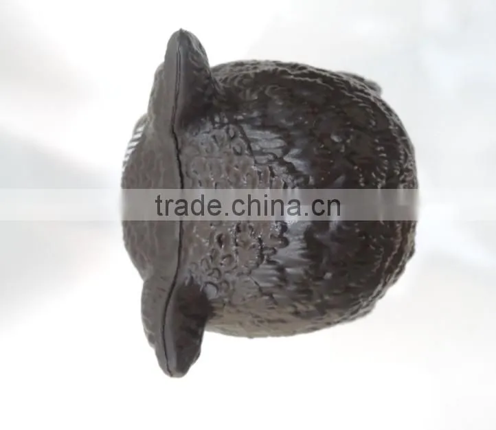 cute smart garden owl with plastic bobbling head activated moving by wind action
