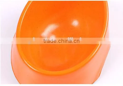 large plastic dog dish / plastic non slip dog dish bowl/ plastic melamine pet food bowl