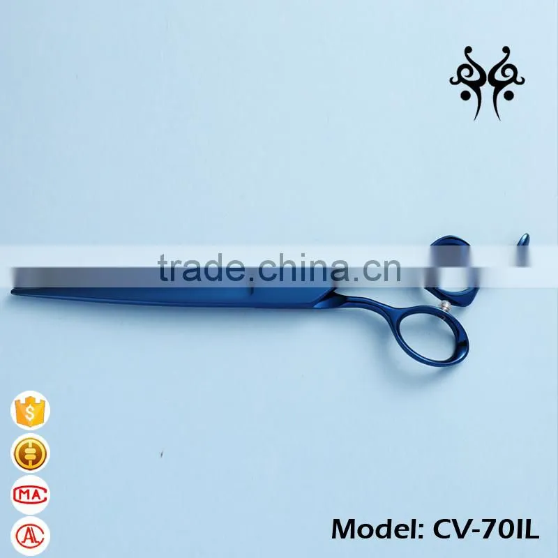 6inch japanese stainless steel pet grooming scissors with opposing handle