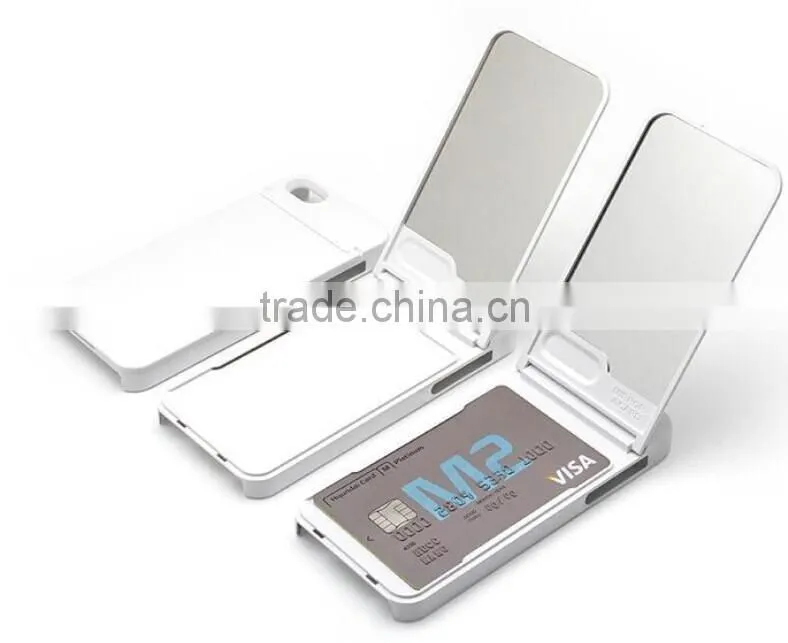 mobile phone cover case with mirror for iphone 4,5