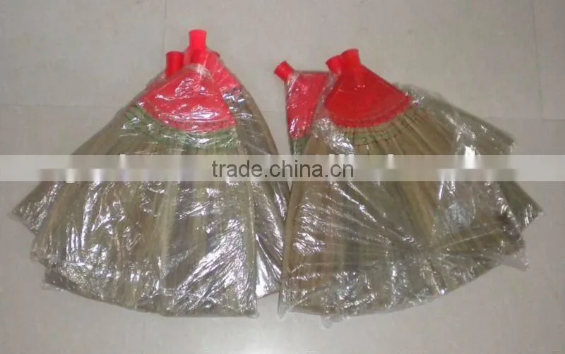 High quality raw material india sweeping grass brooms