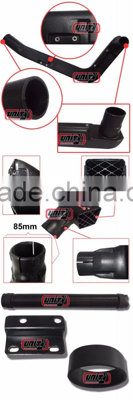 Hot ! offroad 4x4 snorkel auto parts for Isu zu trooper