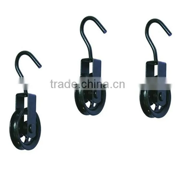 300mm Black Wire Rope 300kg Pulley Block