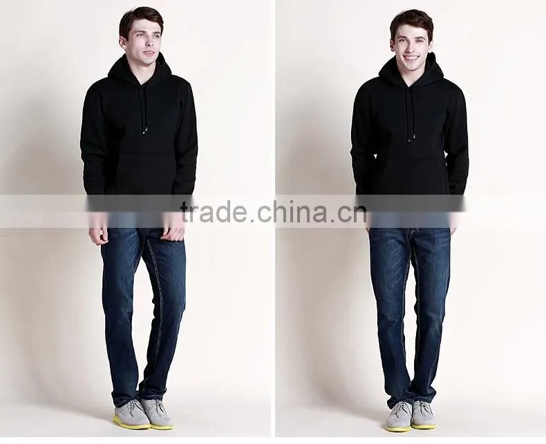 Cheap Custom Wholesale Plain Black Hoody