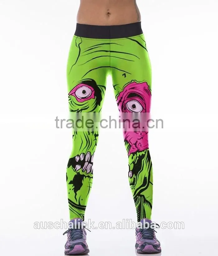 newest womens print yoga pants fashion design wholesale