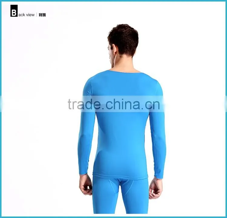 Invisible O Neck Seamless Winter Polypropylene Young Men Baselayer Underwear