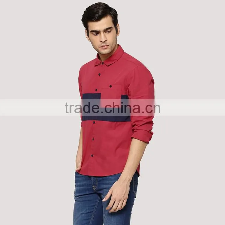 Wholesale clothing garment Italy casual style latest shirts for men pictures