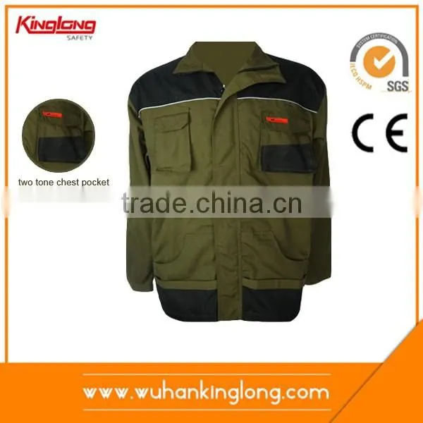 Side pockets functional practical jacket for men