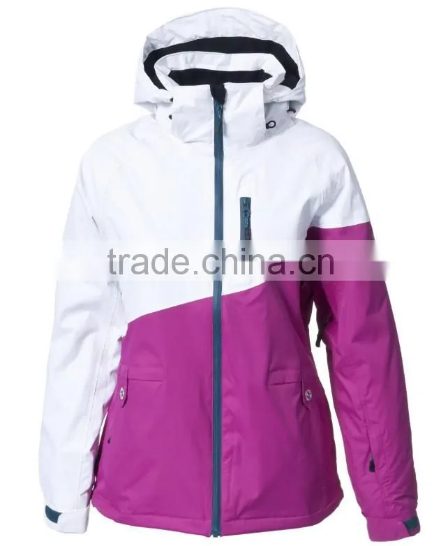 Factory price wholesale colorful ski jacket womens