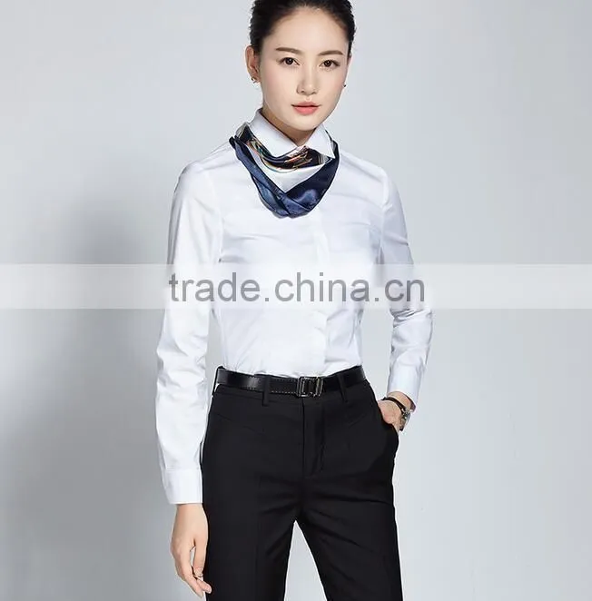 ladies business formal work office shirt and pant suit women new suits for women
