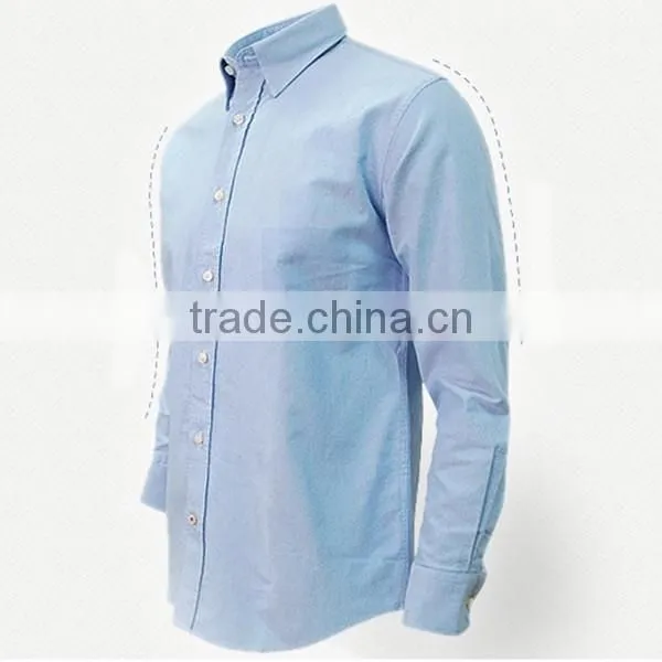 2016 new style royal fashion multi pure color striped men oxford dress shirt