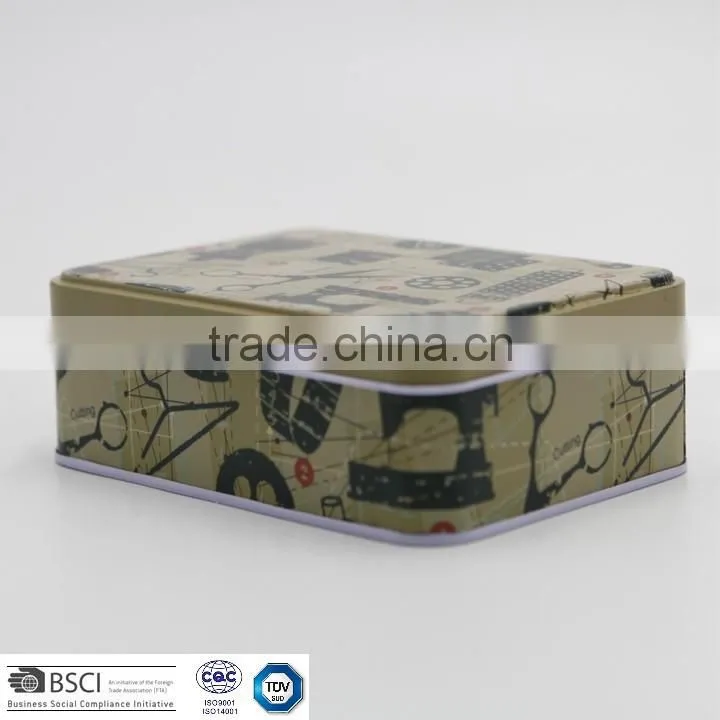 D&D home & traveling hand embroidery sewing box with sewing accessories notions