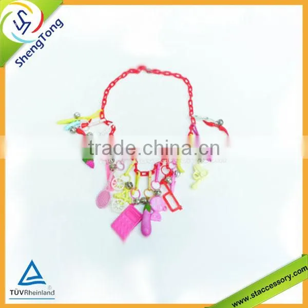 Your Design is Welcomed Customized Plastic Chain Necklace