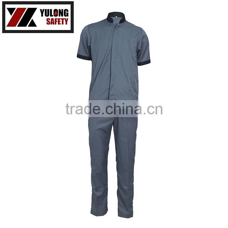 Hot Sale EN11612 Durable Flame Retardant Short Sleeve Coverall