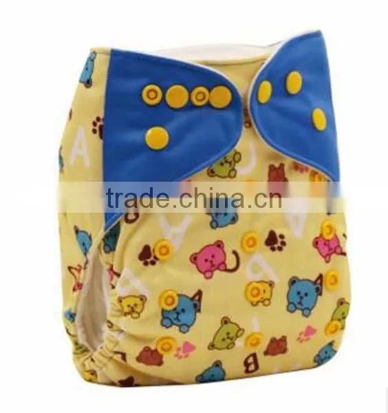 fashion cartoon pattern adjustable baby dipper cloth