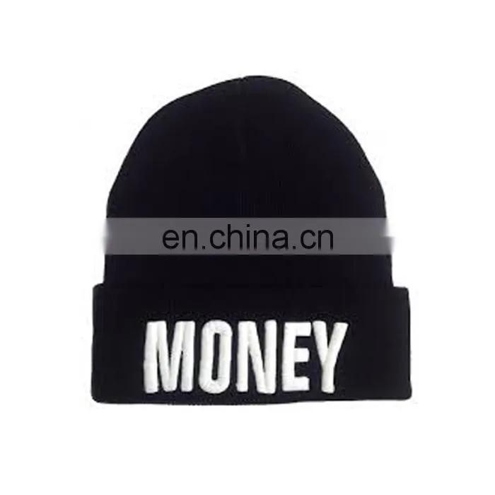 Qianzun white knitted hat gloves and scarf set
