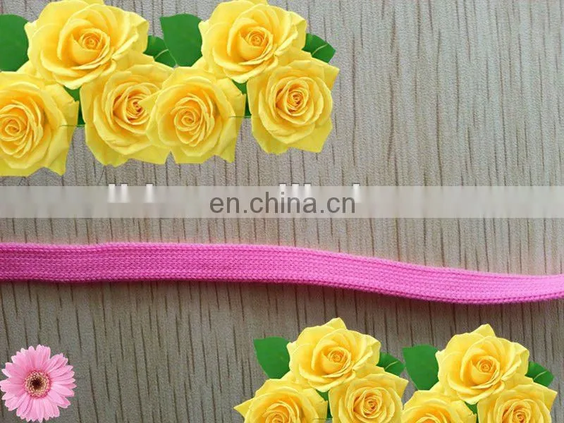 Polyester webbing for garments