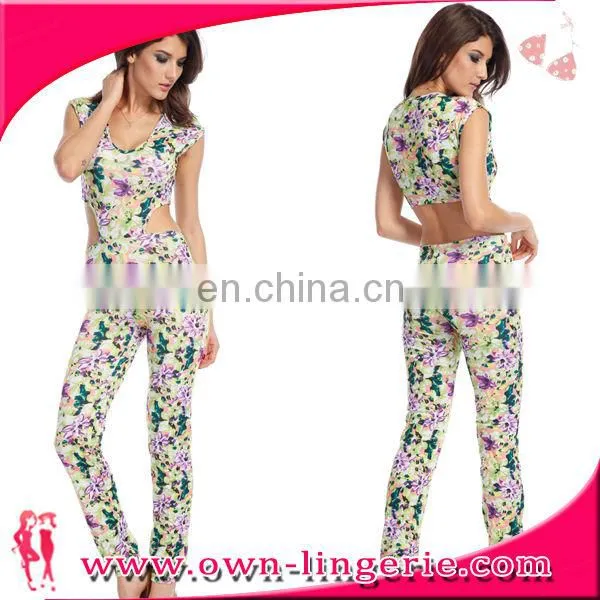 black sexy vest wide-legged jumpsuit