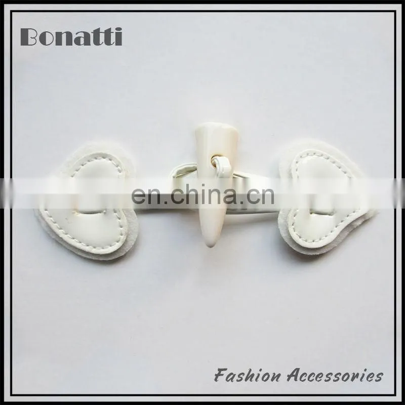 new design leather metal toggle buttons