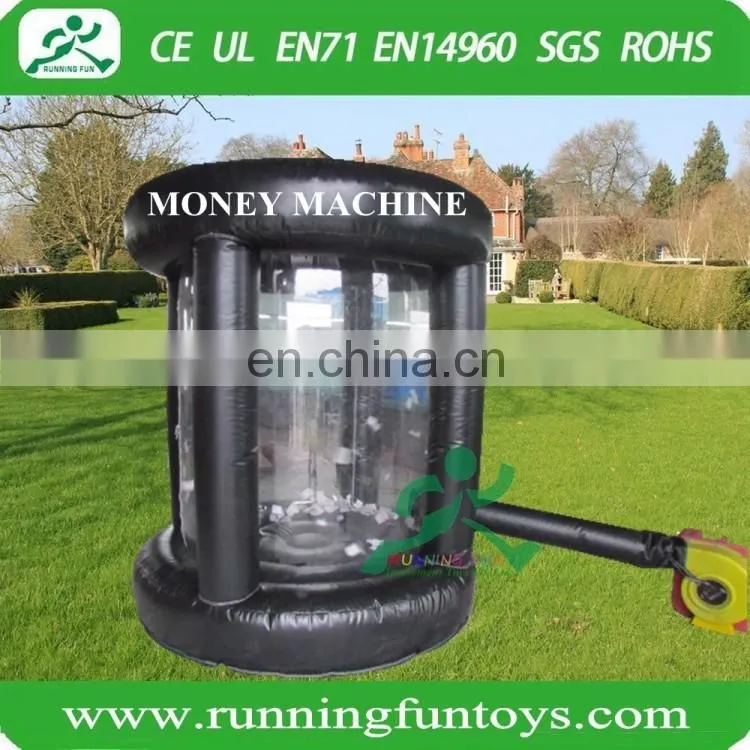 Promotion inflatable grab money machine, inflatable cash cube , Inflatable money booth for car exhibition
