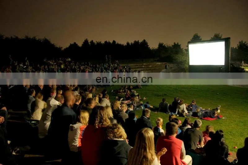 30ft outdoor big inflatable movie screen used outdoor projection advertising TV screen for sale