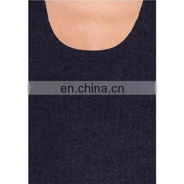 Hot sell ladies flounced skirt latest scoop neckline sleeveless sexy dresses for women