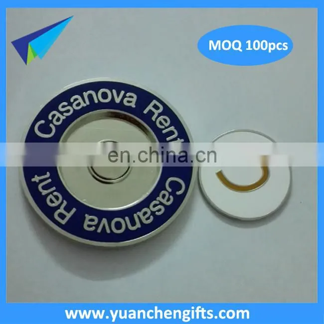 Personalized Design Golf Plastic Poker Chip Ball Markers For Golfer Gifts