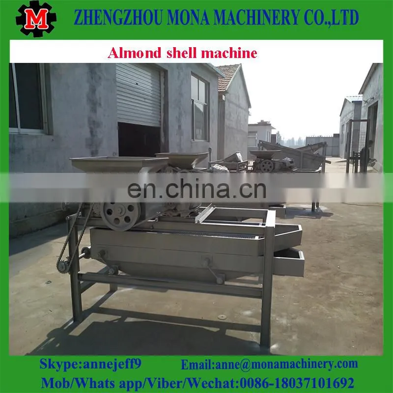 Professional hazelnut shelling machine/almond shelling peeling cracker cracking machine